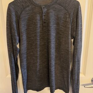 Men’s Lululemon Henley Long Sleeve Shirt Small